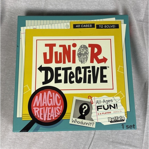Buffalo Games Other - Junior Detective Board Game Buffalo Games New Sealed Family Mystery
